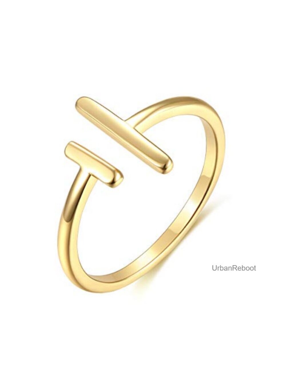 14k Gold Plated Stacking Rings for Women Non Tarnish Hypoallergenic